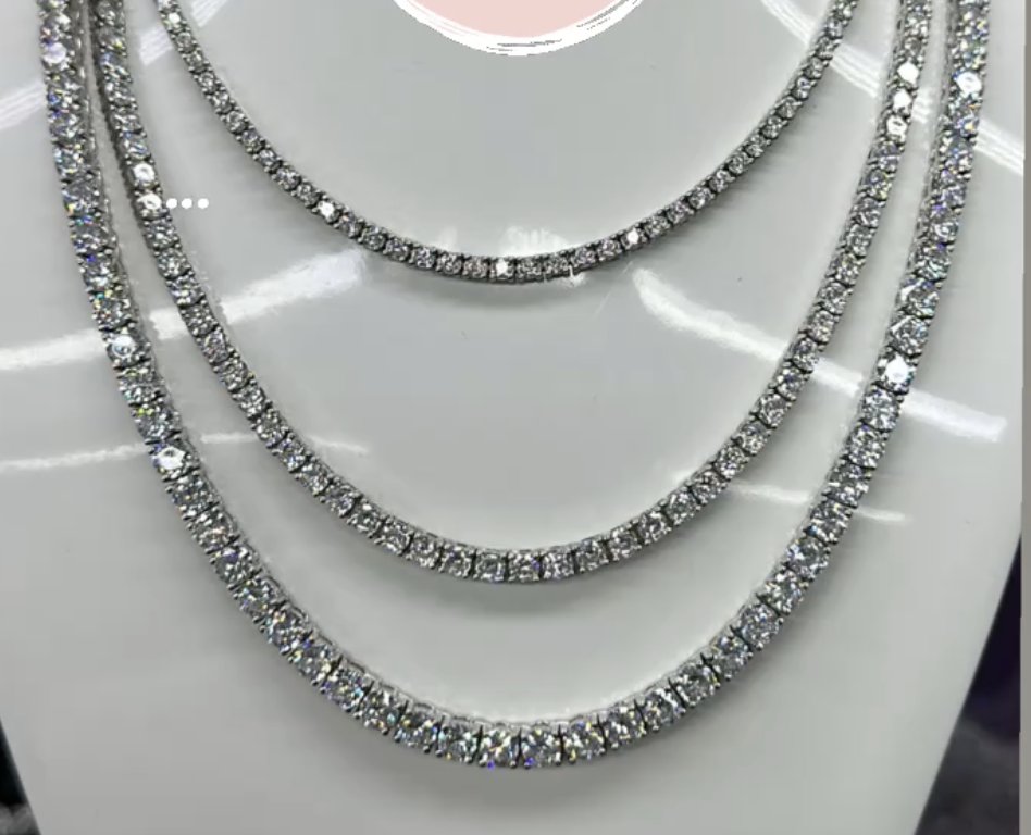 Stacked Silver Necklaces