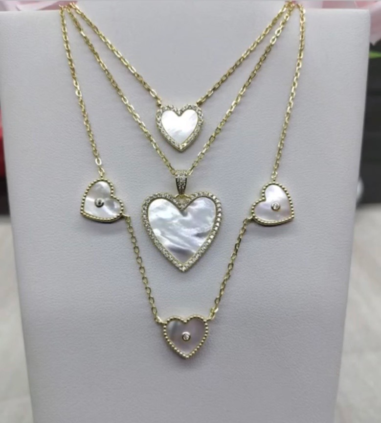 Multiple Hearts Necklace