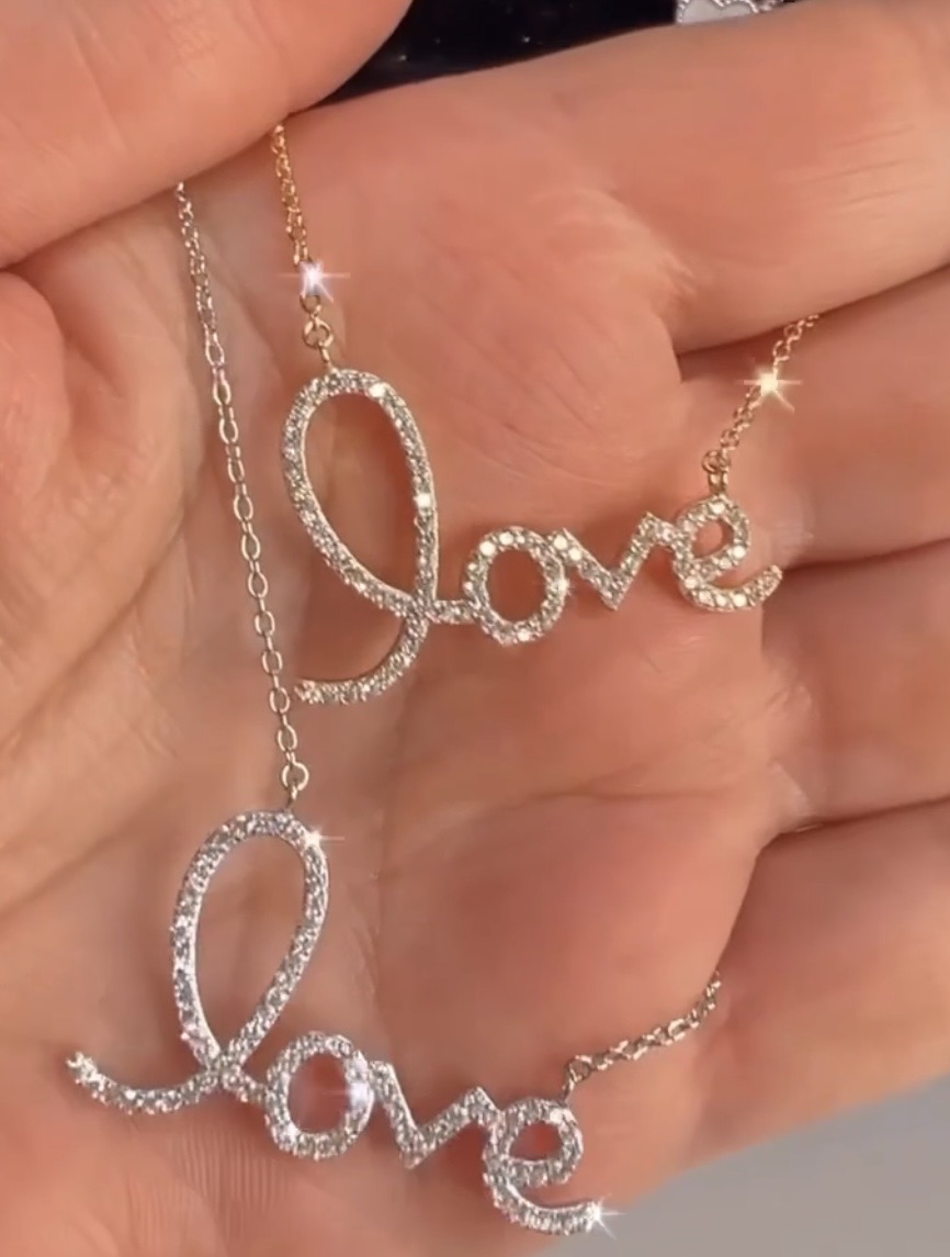 Silver Love Necklaces