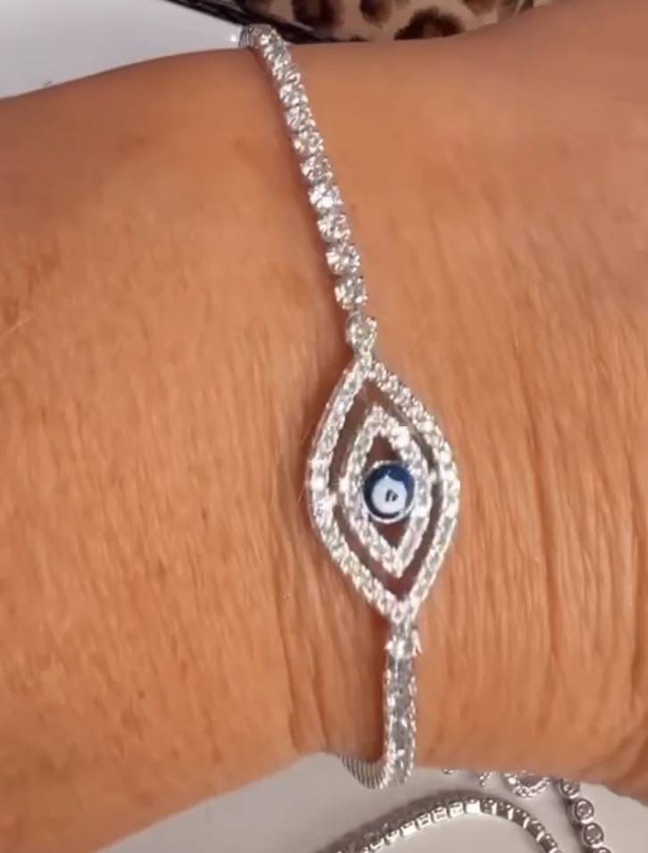 Third Eye Silver Bracelet